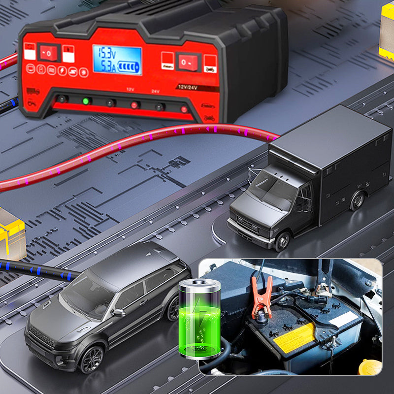 LAST DAY 50% OFF Offer | Automotive Intelligent Pulse Repair Battery Charger